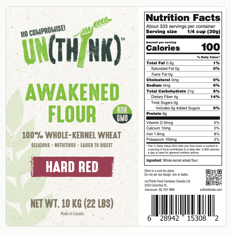 UN(THINK)™ Whole Kernel Whole Wheat Flour - Hard Red