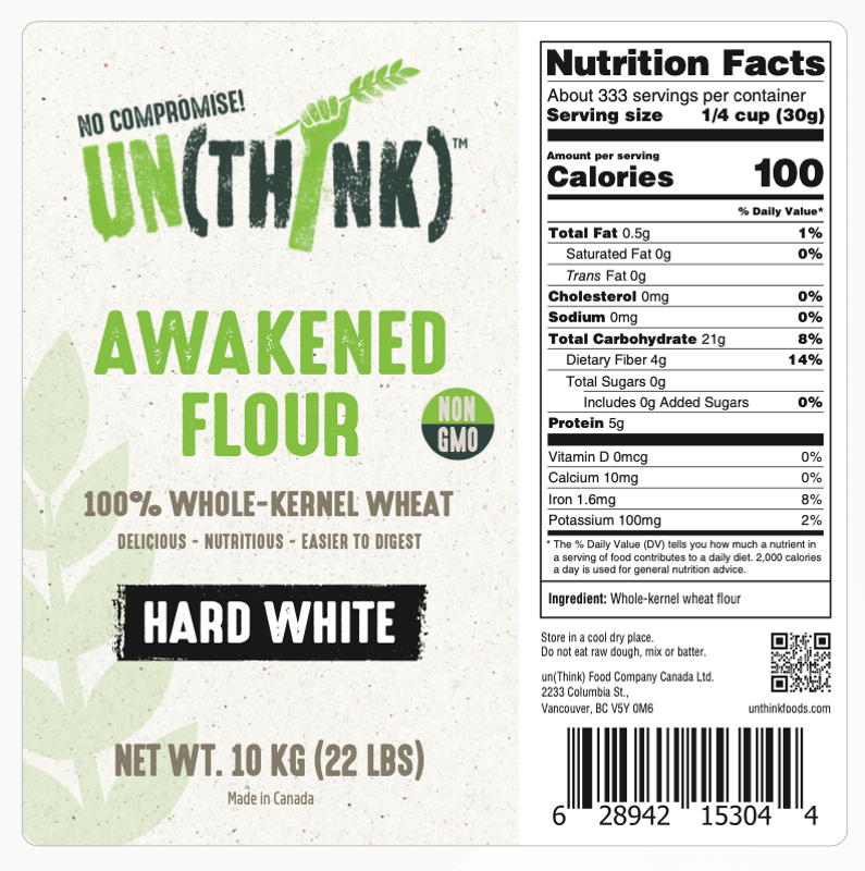 UN(THINK)™ Whole Kernel Whole Wheat Flour - Hard White